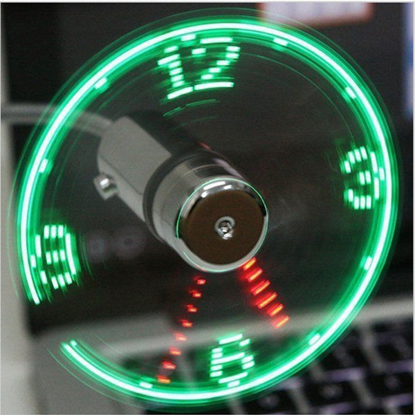 USB LED Fan Clock
