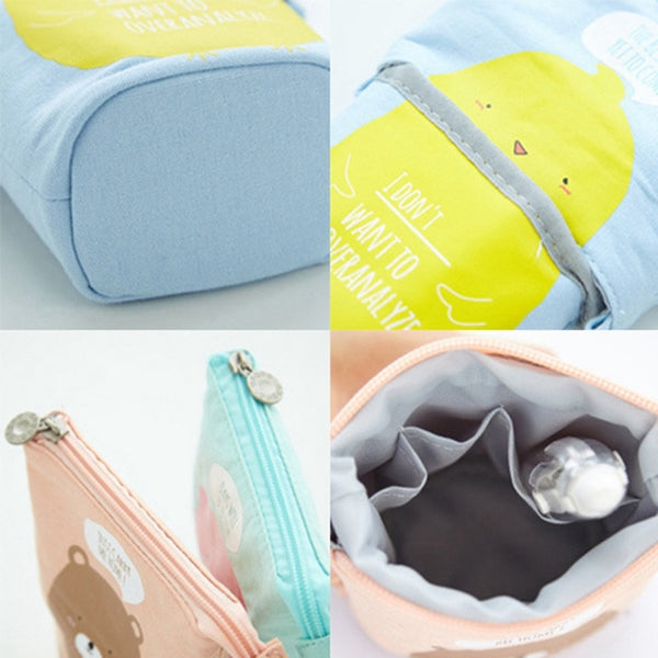 Cat Pencil Case / Cosmetic Travel Organizer