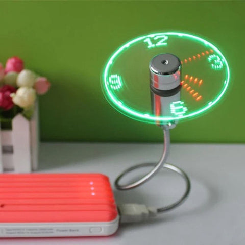 USB LED Fan Clock