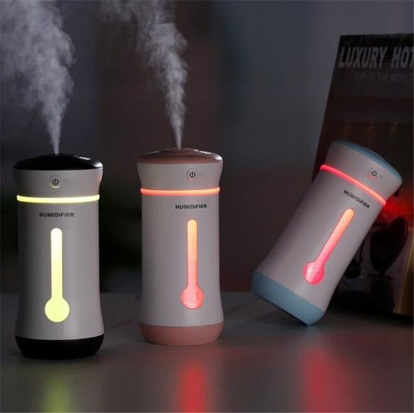 3-in-1 Humidifier/Fan/lamp LED for car/desk