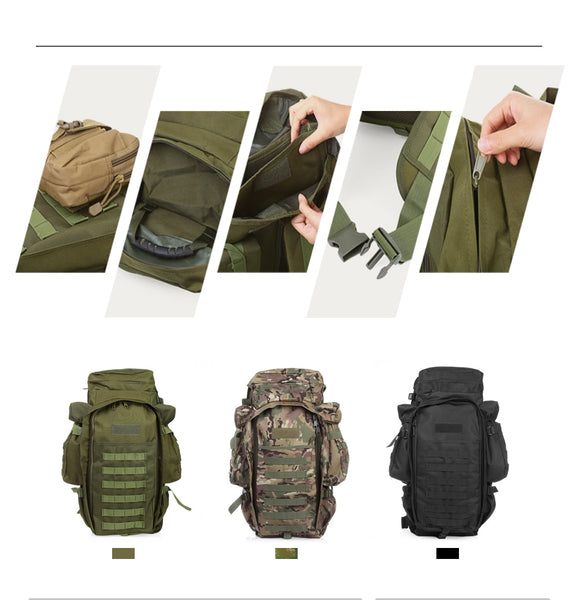 60L Outdoor Military Backpack