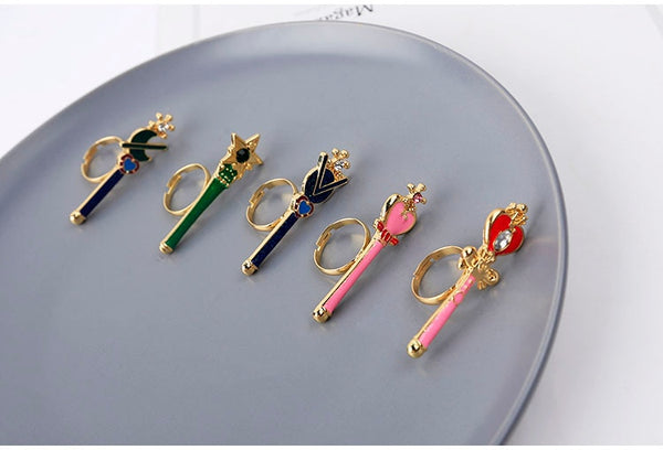 Shiny Girl Enamel Ring